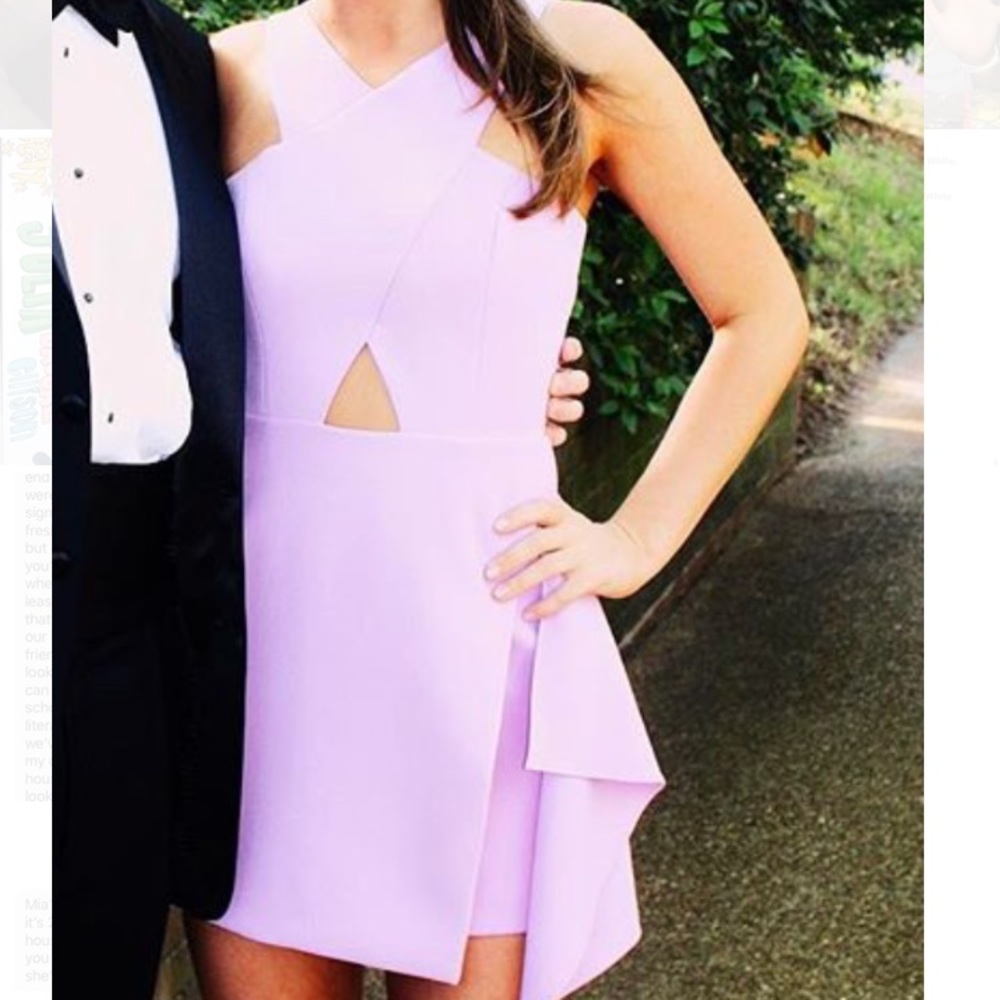 Light purple BCBGMAXAZRIA dress